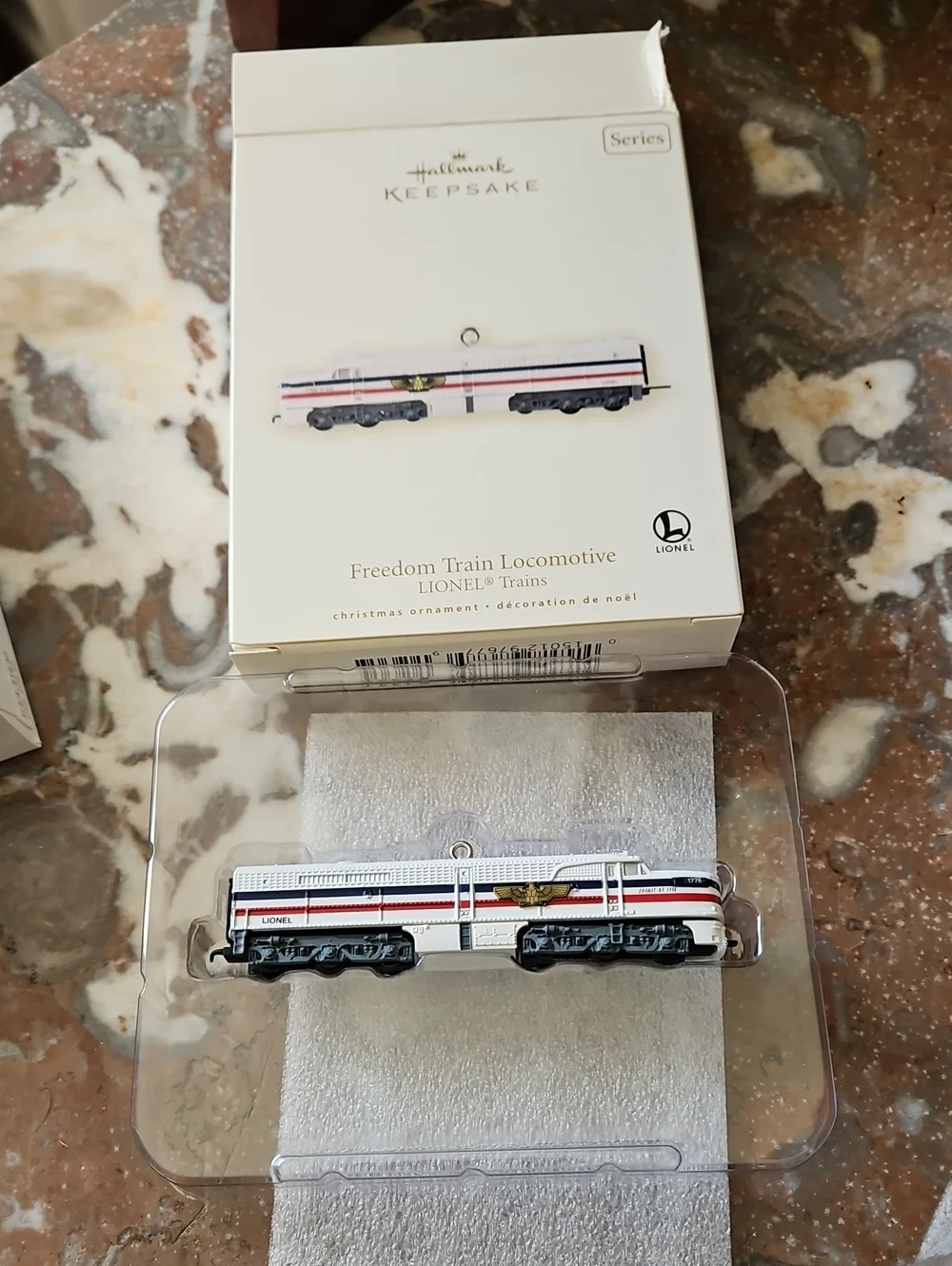 Vintage NWT 2000's Hallmark Lionel Train Ornaments Set Of Four